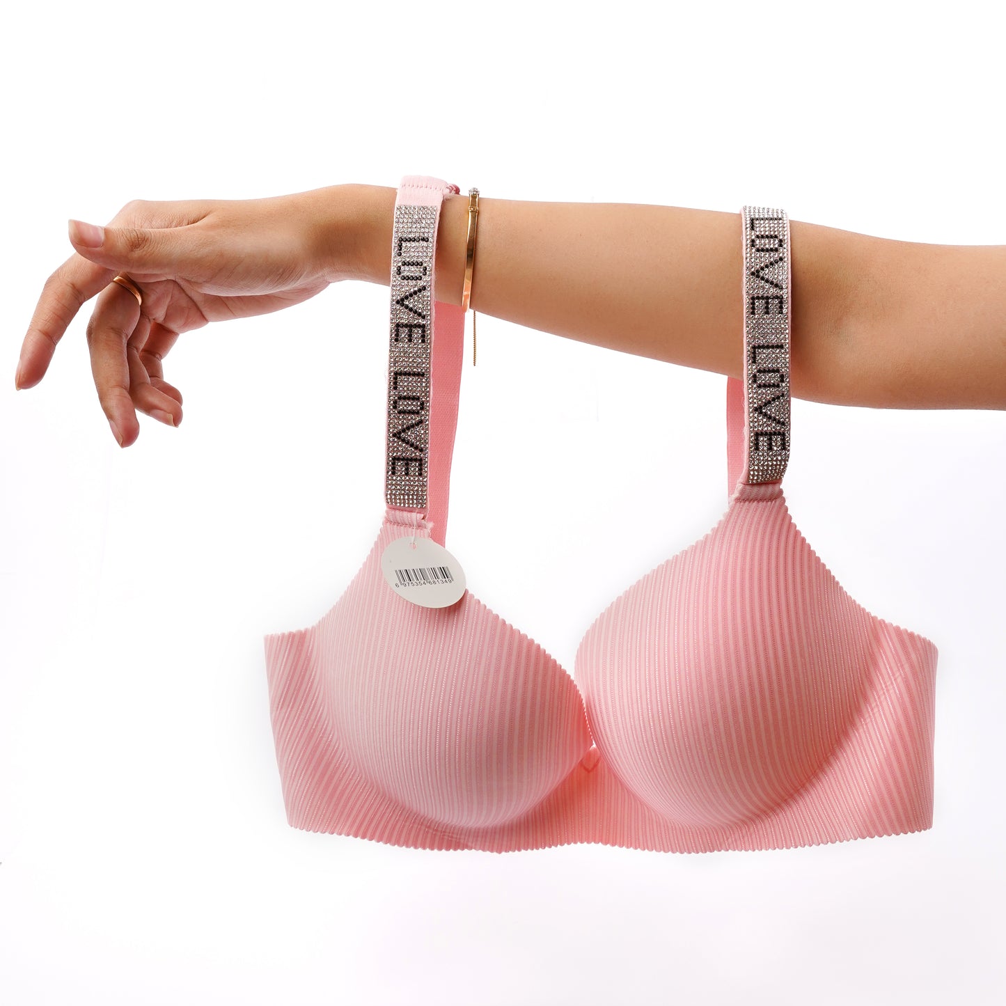 Wireless cotton bras and panties